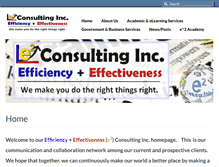 Tablet Screenshot of e2consultinginc.com